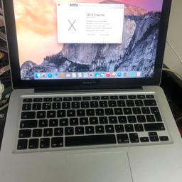 Apple MacBook Pro 13 model A1286 
Intel core 2 duo 2.53ghz 6gb ram 128gb SSD drive fresh install of Mac OS X yosemite overall clean condition 
Good battery complete with charger collect Guildford