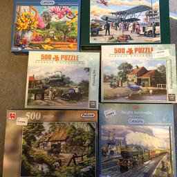 Mixed 500 piece puzzles £20 for all 16.
Collection cobham