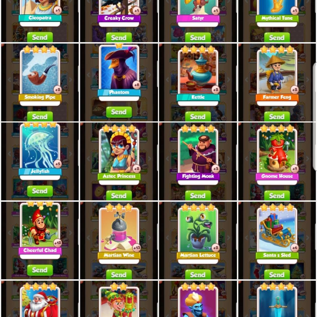Coin Master Rare Cards Lettuce Santa Wizard in NE29 Tyneside for 50.00 for  sale | Shpock