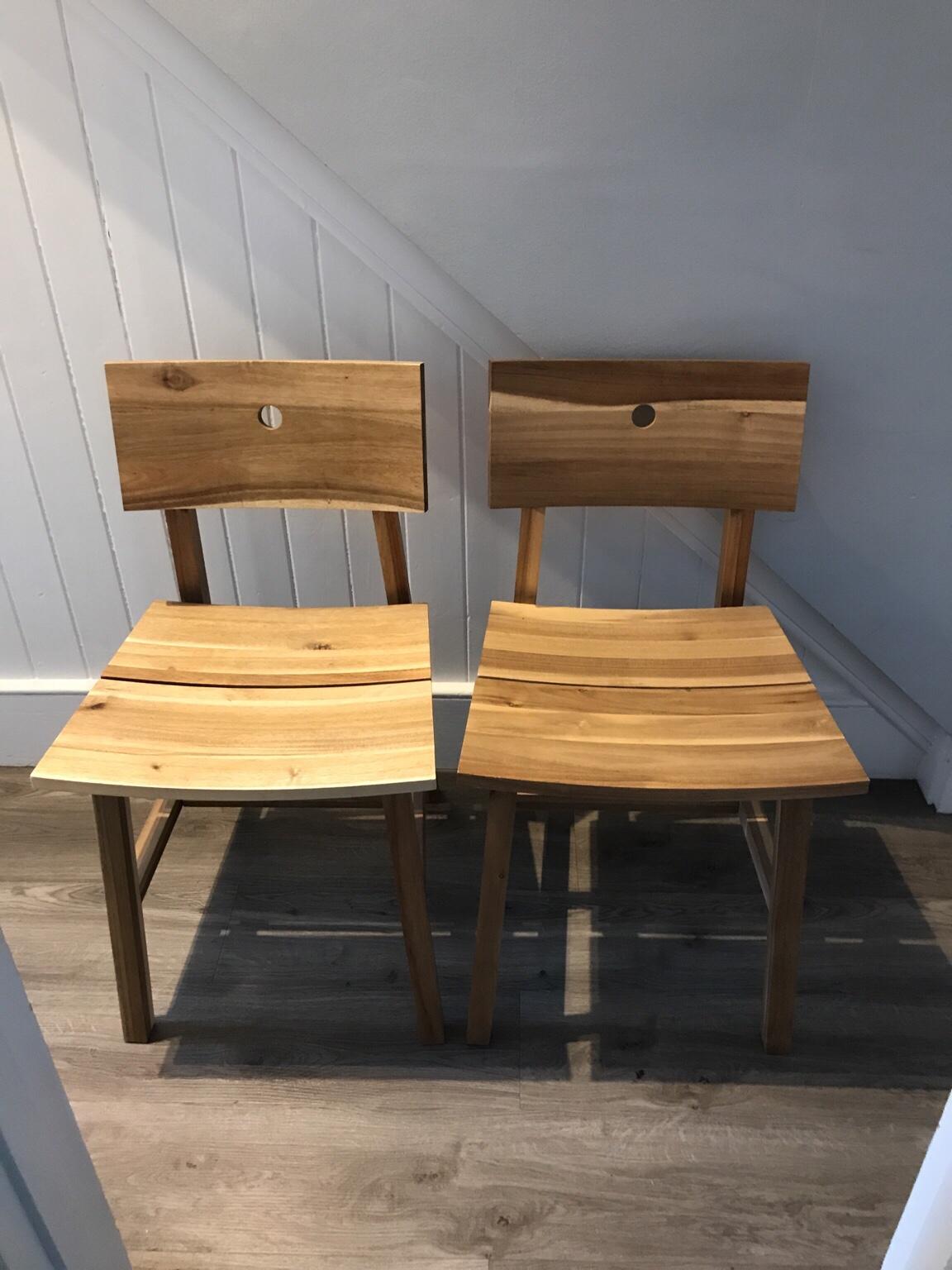 2 x Ikea Skogsta chairs in SW18 Wandsworth for £50.00 for sale Shpock