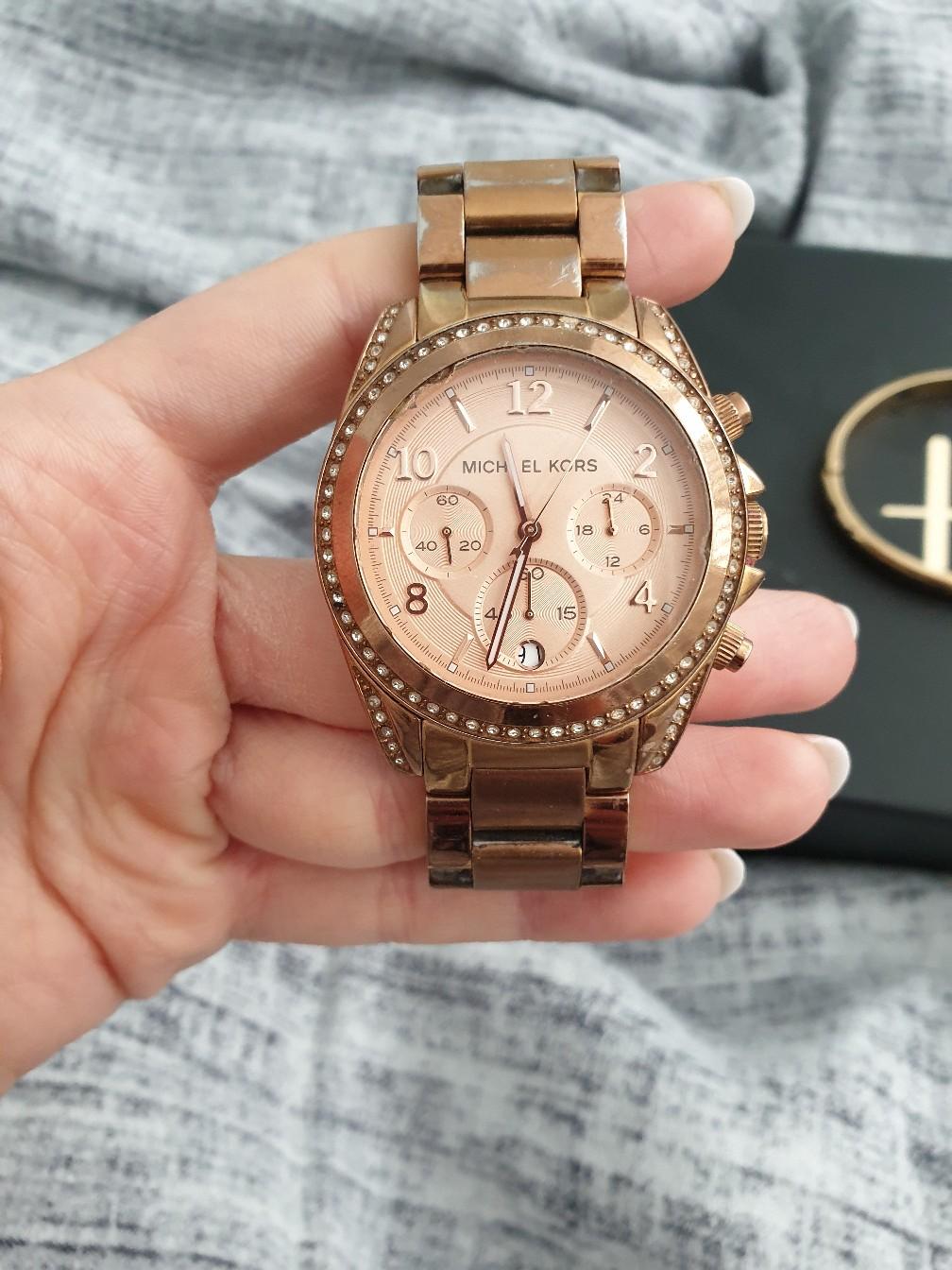 Michael kors rose gold clearance watch fading