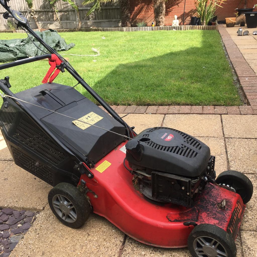 Champion self discount propelled petrol lawnmower