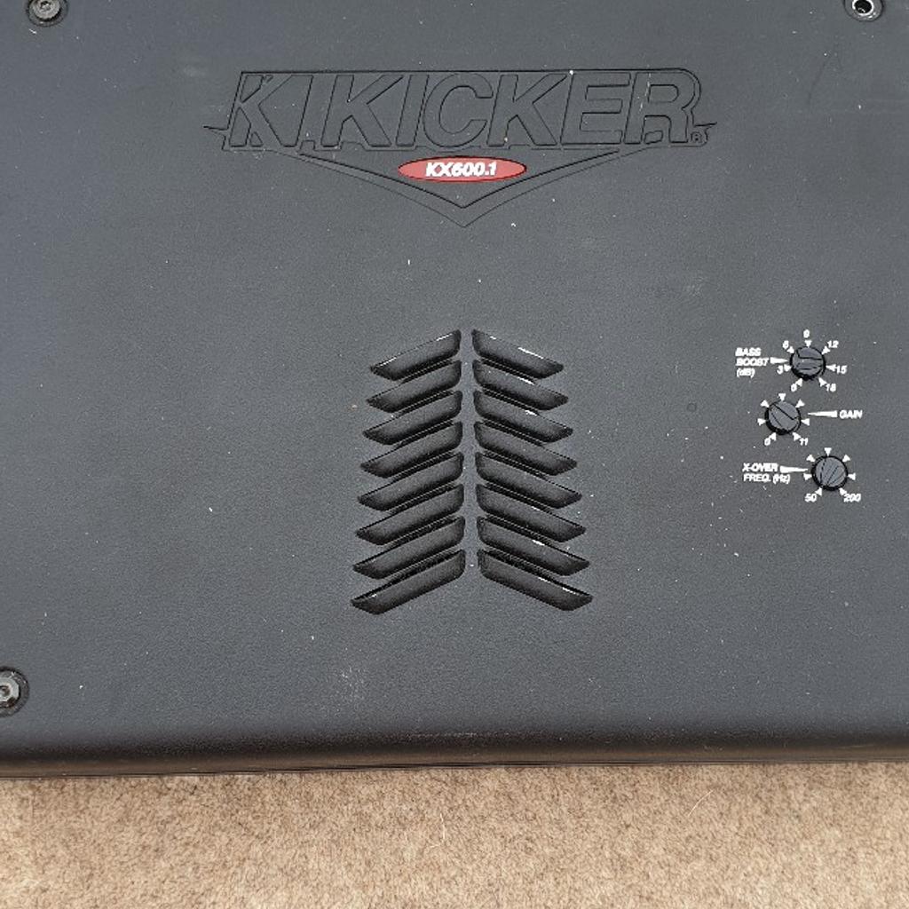 kicker KX600.1 in RM10 London für 90,00 £ zum Verkauf Shpock DE