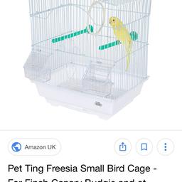Small bird cage for sale
Good cage
Comes with feeders only
No perches
Need it gone ASAP 