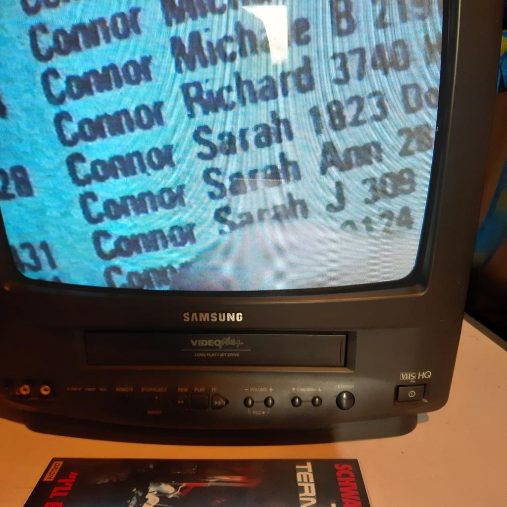 Samsung 14 inch TV & VHS Video Combo in Craghead for £20.00 for sale