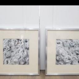 Pair of IKEA Ribba silver frames with rose print

Scratches on the frame. Please see pictures.

Collection only.