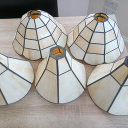 5 Tiffany style lamp shades
3x 30cm wide
2x 50cm wide 
30 cm height