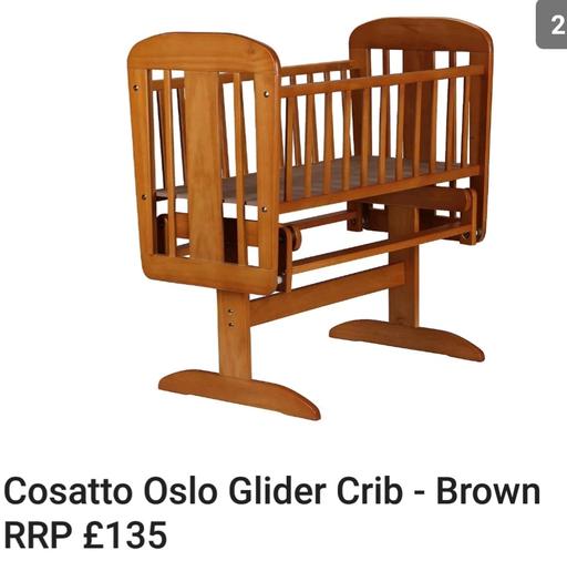 Buy & Sell Staffordshire Newcastle-under-Lyme - Photos for Cosatto Oslo glider crib. New.