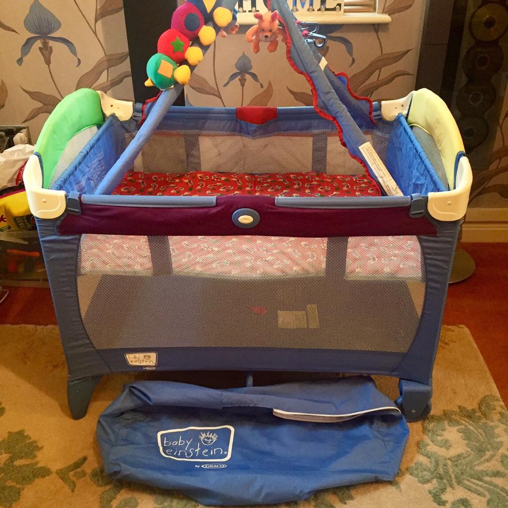 Baby einstein 2025 travel cot