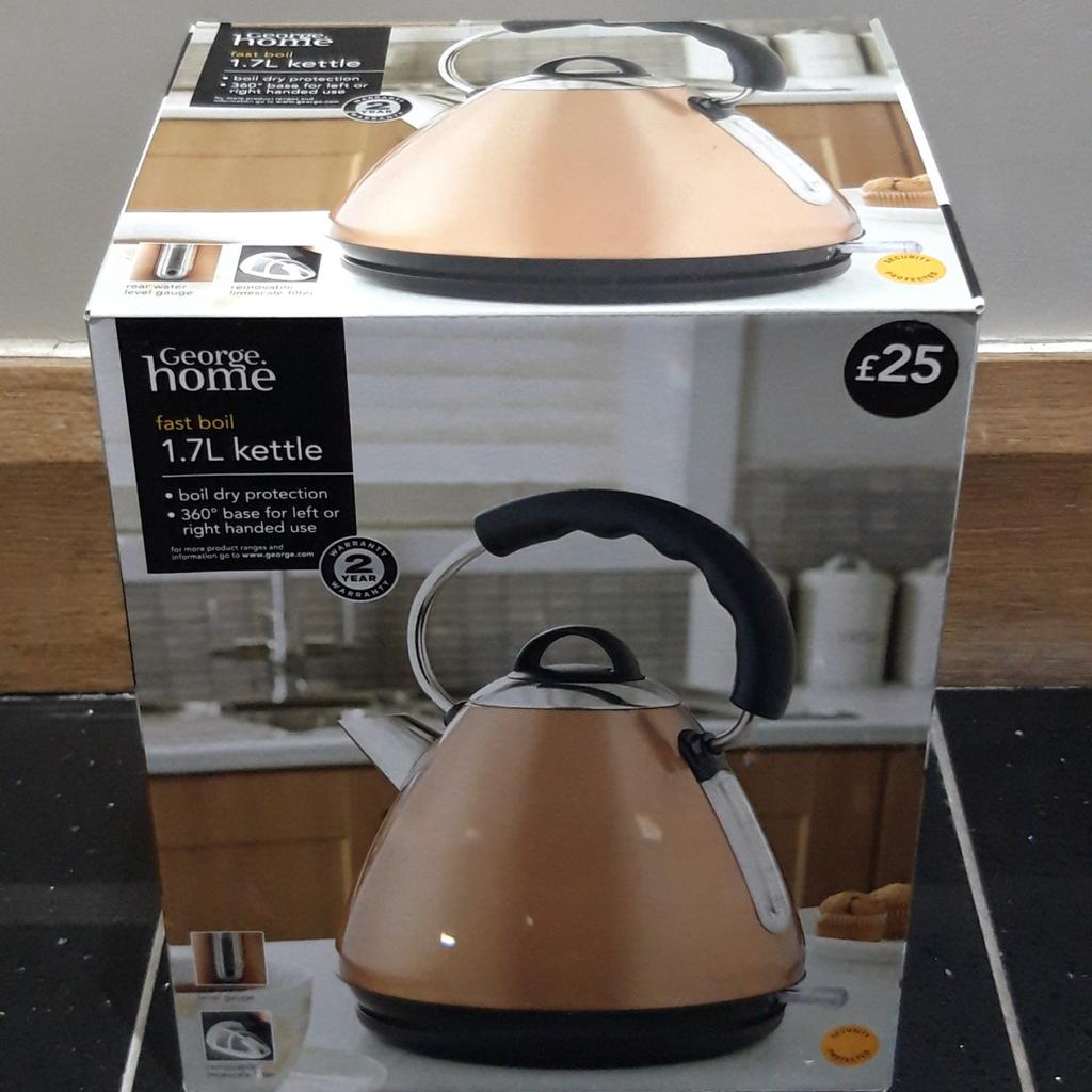 ASDA Copper Kettle 1.7 L BRAND NEW in CV10 North Warwickshire for 15.00 for sale Shpock