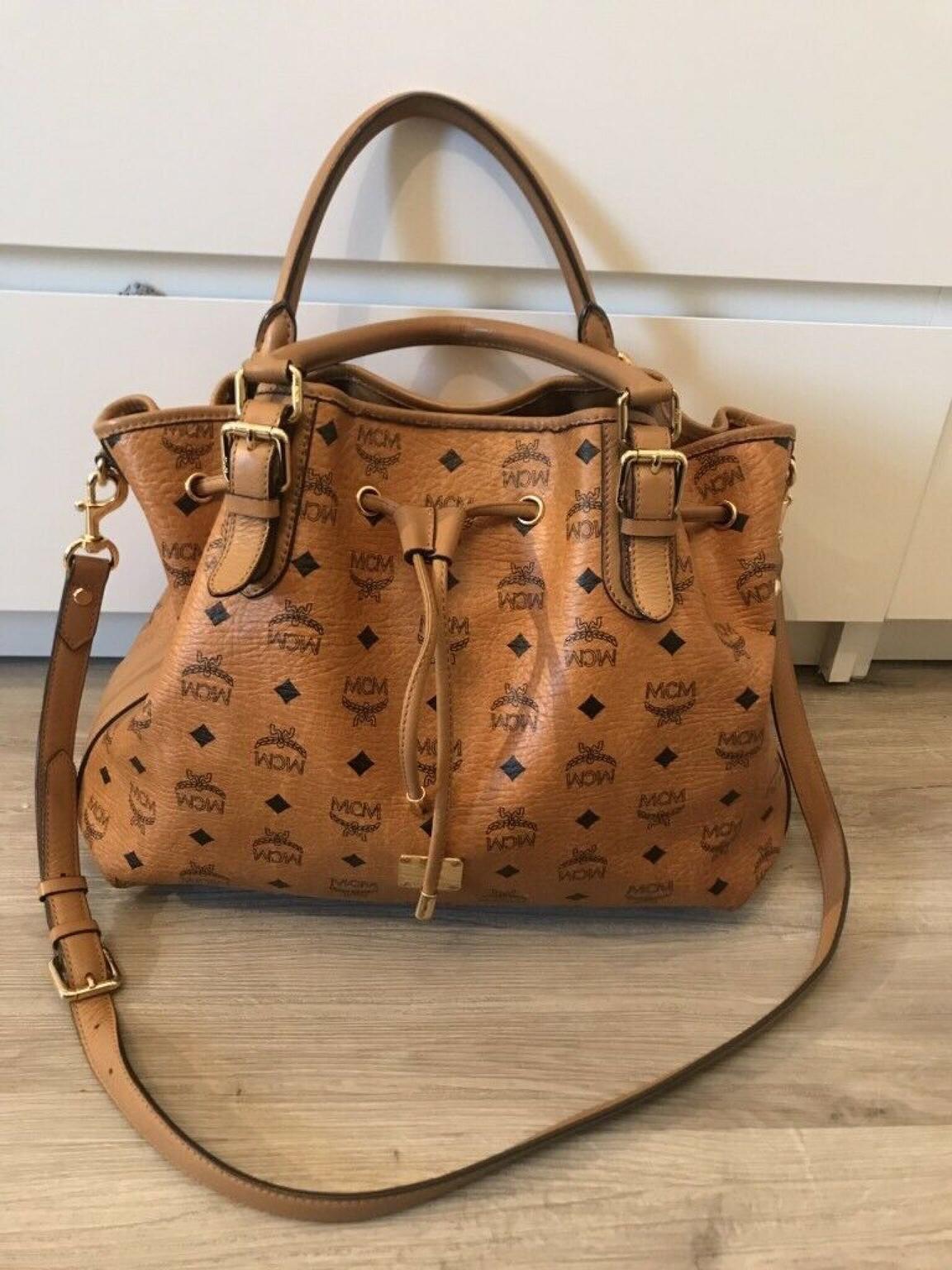 Mcm visetos clearance drawstring