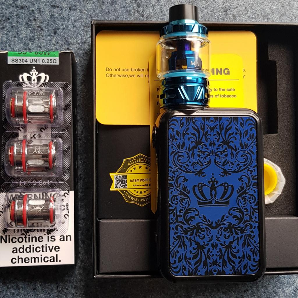 elfbar elfa master akku Uwell Crown 4 200W TC Starter Kit