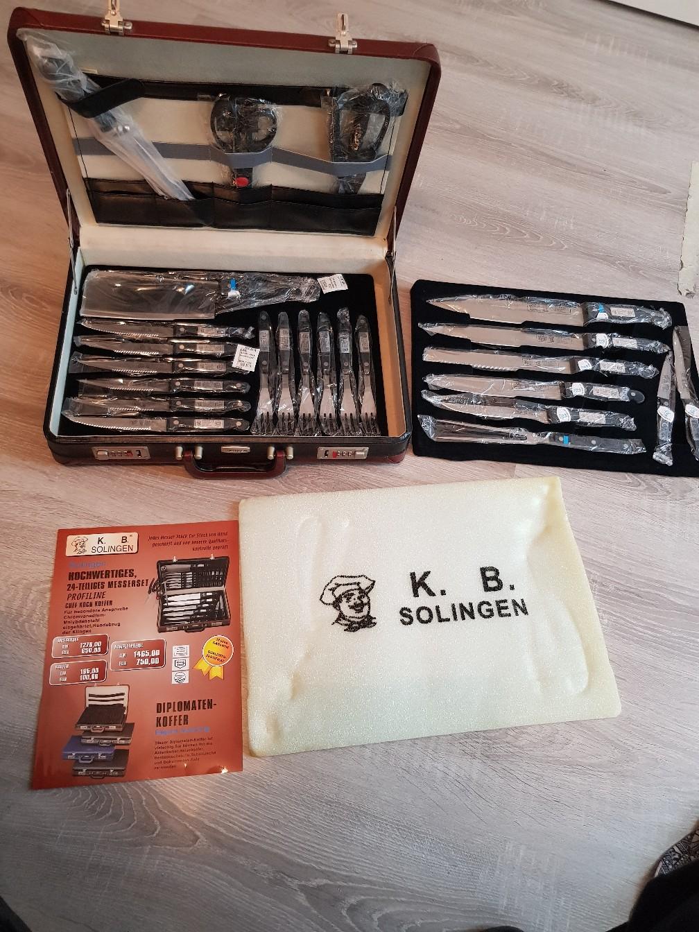 K.B Solingen Messerset Koffer 24 Tlg. In 47798 Krefeld Für 80,00 € Zum ...