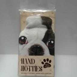 Dog print Hand Hotties
New in packaging