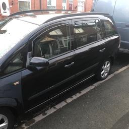 Vauxhall zafira 1.6 mot 17/10/2019. Mileage 109498 had cam belt and service two months ago and new coil pack. needs front wing spraying and arch if fussy.runs and drivers cheap car Read less