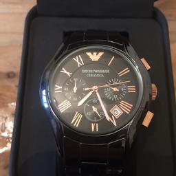 4 month old black and rose gold,authenticity paper work box link remover warenty booklet etc cost £390 will expect £190 quick sale