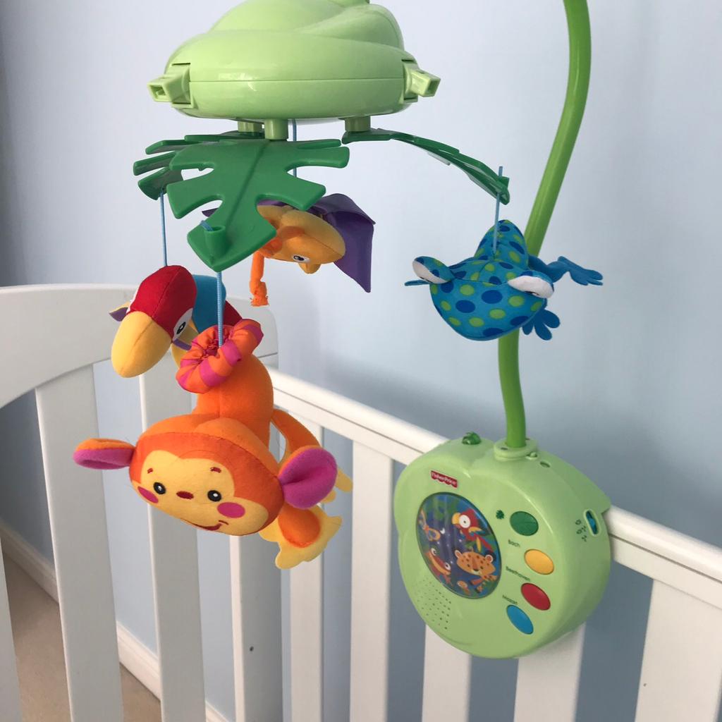 Fisher price hotsell jungle cot mobile