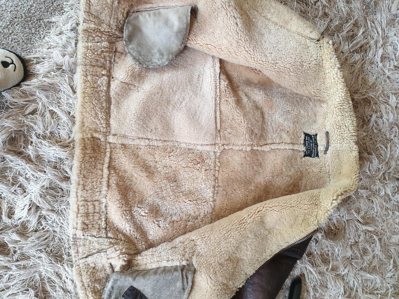 Vintage Toff of London leather flying jacket in South Somerset für 80 ...