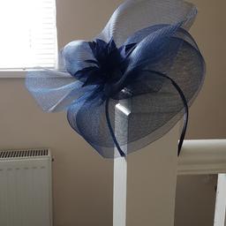 Blue ladies fascinator. COLLECTION only from Ossett WF5 0NL