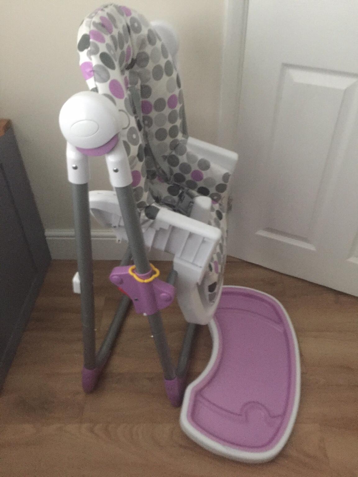 Cuggl high chair online purple