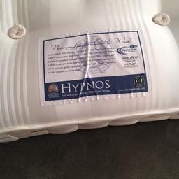 Hi, we are selling our Hypnos mattress of King size. It arrived in Feb but we quickly moved to super king size.
 Bed is included in the price.
The mattress is extra firm but I think it is more like firm support. It has pocket springs.
It is almost like new but has a spot on the
backside due to a rusty iron ring which was left there. The mattress is single sided.
Collection only. It is very heavy.
Will consider reasonable offers.