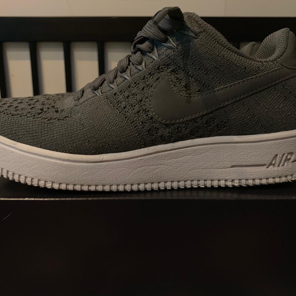 Nike Air Force 1 Ultra Flyknit Low Dark Grey/White - 817419-007