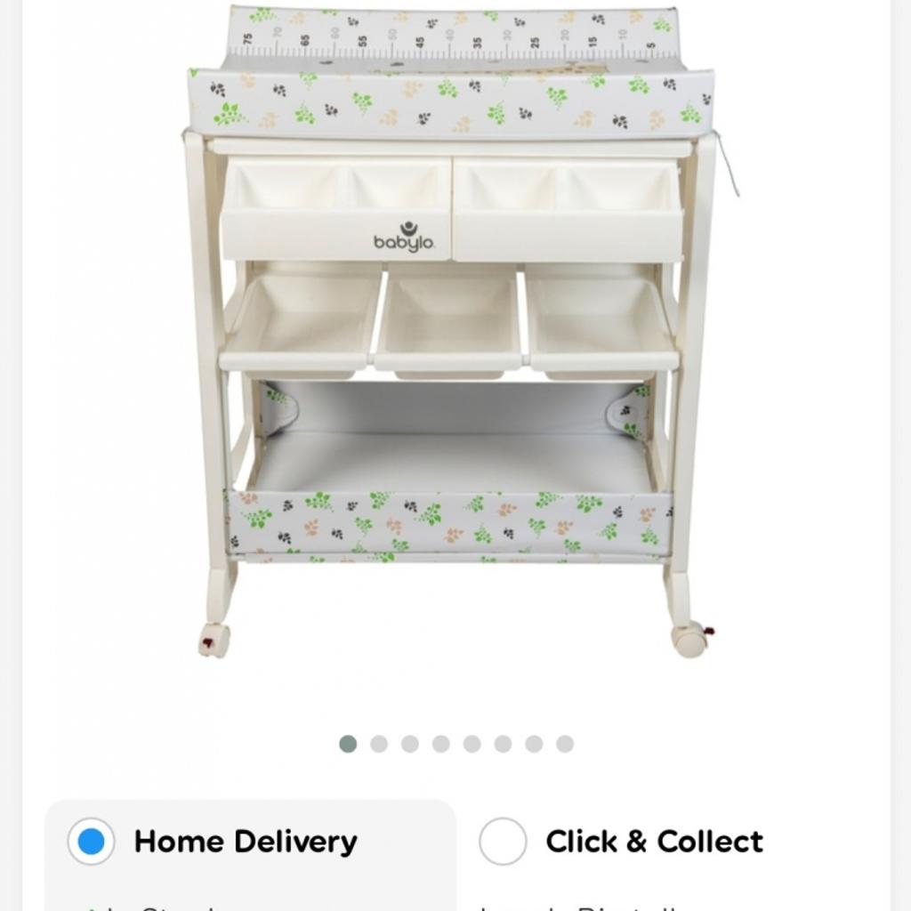 Smyths best sale changing table