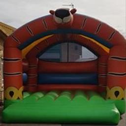 Why not book a Tiger Castle for a child's or adults party? Size is: 16ft by 16ft with set up on grass and payment on delivery. You can hire the castle over night at no extra cost providing set up is in a secure location. Call or text: 07785 180395 for more details.