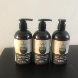 Beard shampoo and beard conditioner and face moisturiser
300ml bottles
3 x shampoo
3 x conditioner
£1.50a bottle or can do you deal for the whole lot