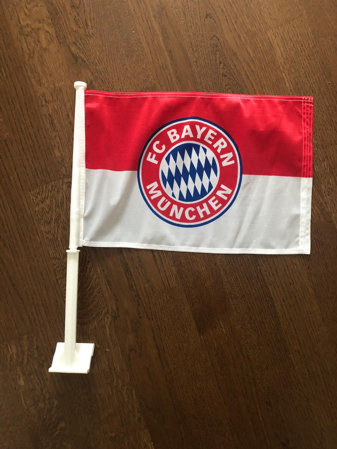 FC Bayern München Bundesliga Autofenster flagge