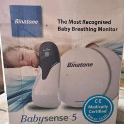these are amazing. they sense your baby breathing and moving. They will alarm if no breaths or movements have been detected for 20 seconds. We used them for 5 months with our son who was born early, it gave us extra peace of mind when in bed. We have forgotten to turn these off during night time nappy changes and the alarm is really loud. Great condition, both pads and speaker included, mains connected so no need for batteries.