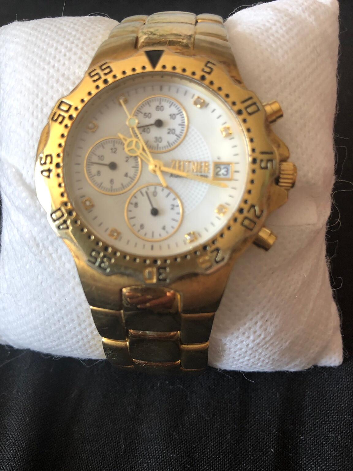 Zeitner Aquagraph 8 diamond Gents watch in HP2 Dacorum for £60.00 for