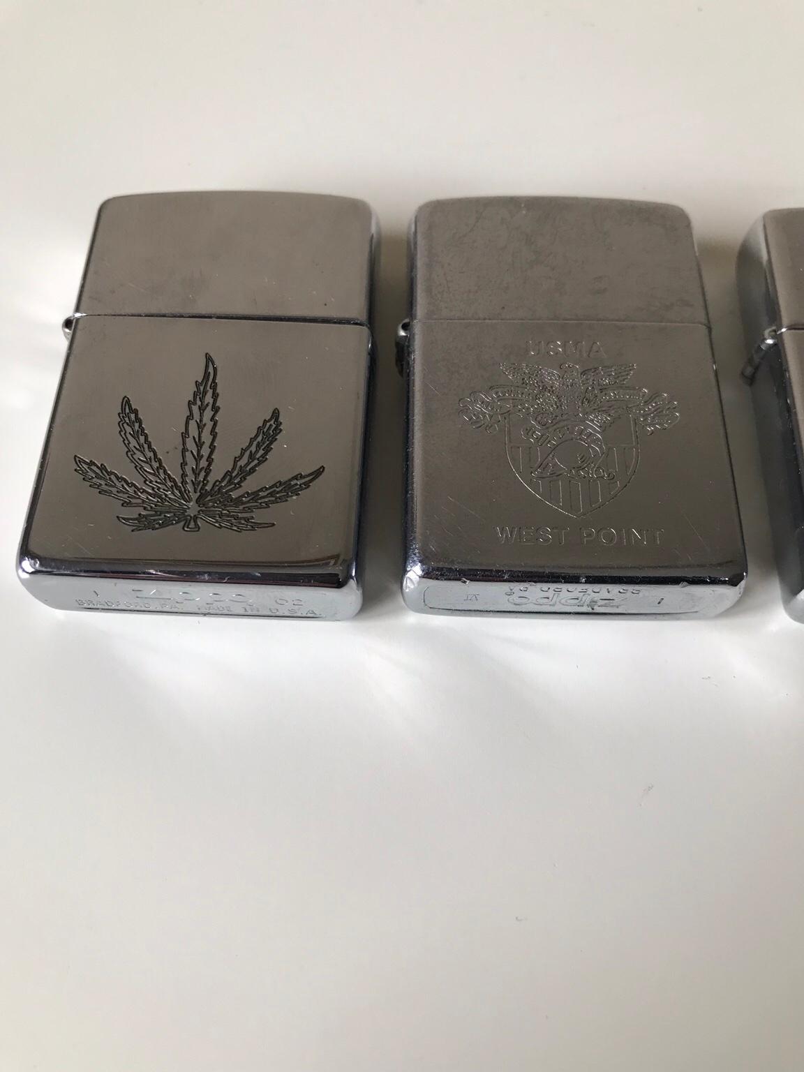 Set 3 Accendini Zippo Antivento A Benzina - Cromati, Con Incisione Personalizzata, Fluido E Pietrine Inclusi