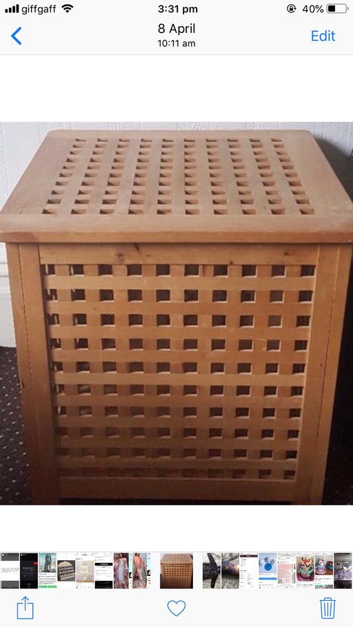 Buy & Sell Fagley Bradford - Photos for Ikea wooden storage box with lid