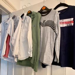 Am selling my sons all Authentic designer tops joblot aged 5-6 years. 6 tops consists of blue Gucci some marks on, May come off, Armani top, Hugo Boss shirt, Gusella shirt, Ralph Lauren polo,
Smoke and pet free home, selling as bundle.
Accepts PayPal, postage extra, no offers thank you.