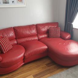 from smoke and pet free home
the sofa also has a rotaing cinema seat at 1 end, the chair is on a swivel base, 
in good condition.    
sofa comes in 2 parts
collection br1 area