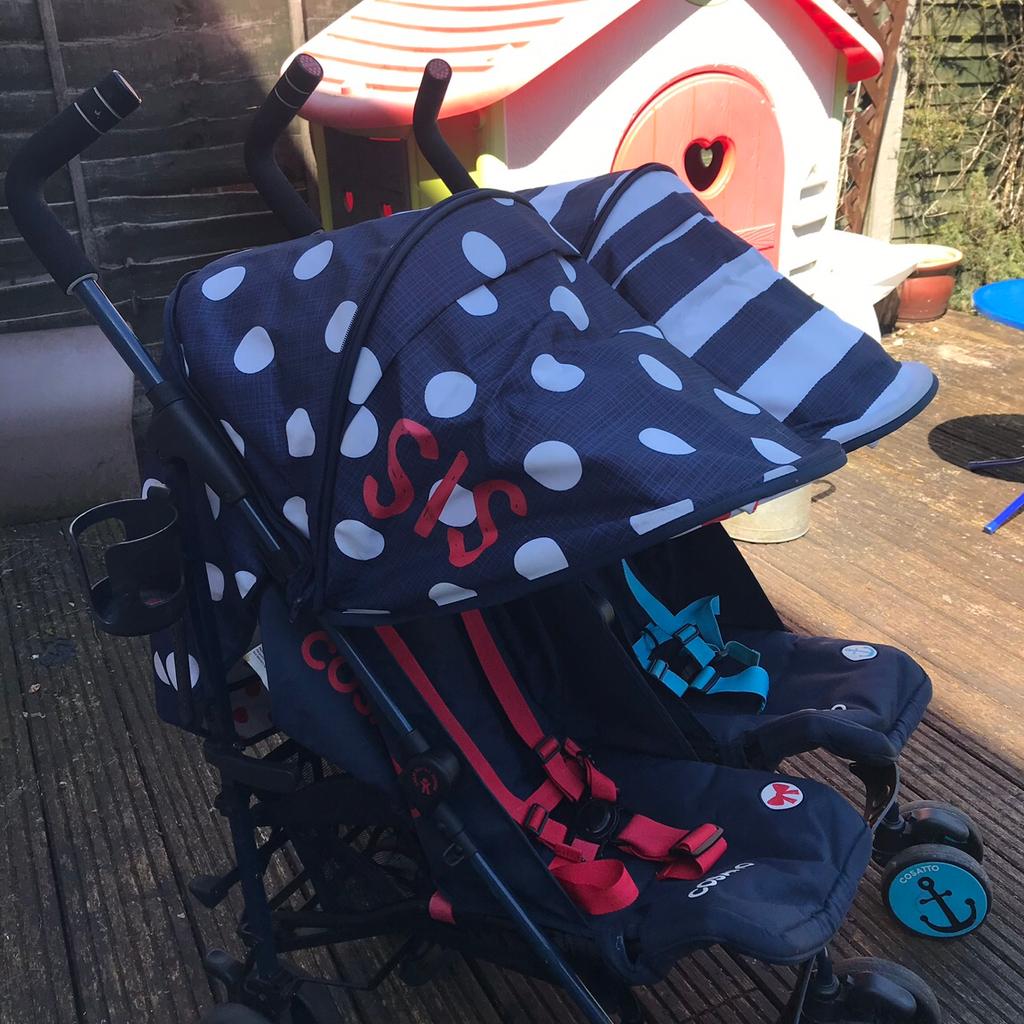 Bro and sis outlet double buggy