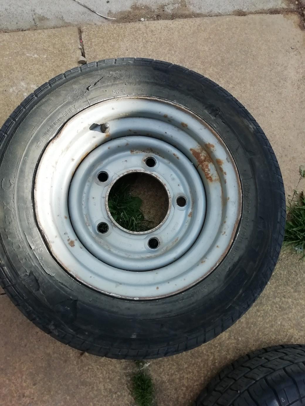 pair ifor Williams trailer wheels and tyres in B98 Redditch for £65.00 for sale Shpock