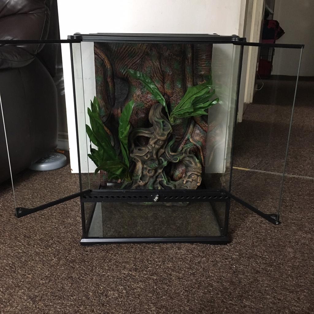 Exo terra crested gecko kit cheap 45x45x60cm