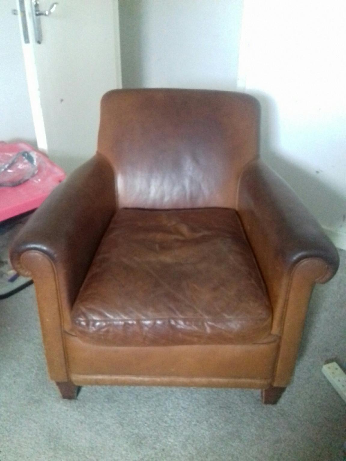 laura ashley Burlington leather chair. in ME1 Rochester for