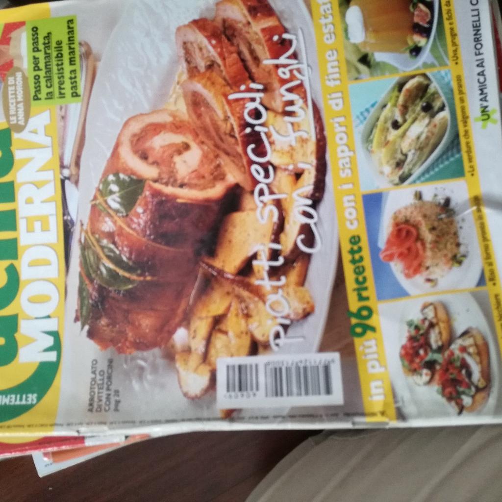 vendo svariati numeri della rivista Cucina Moderna dal 2006 al 2017 a 1 € cad.