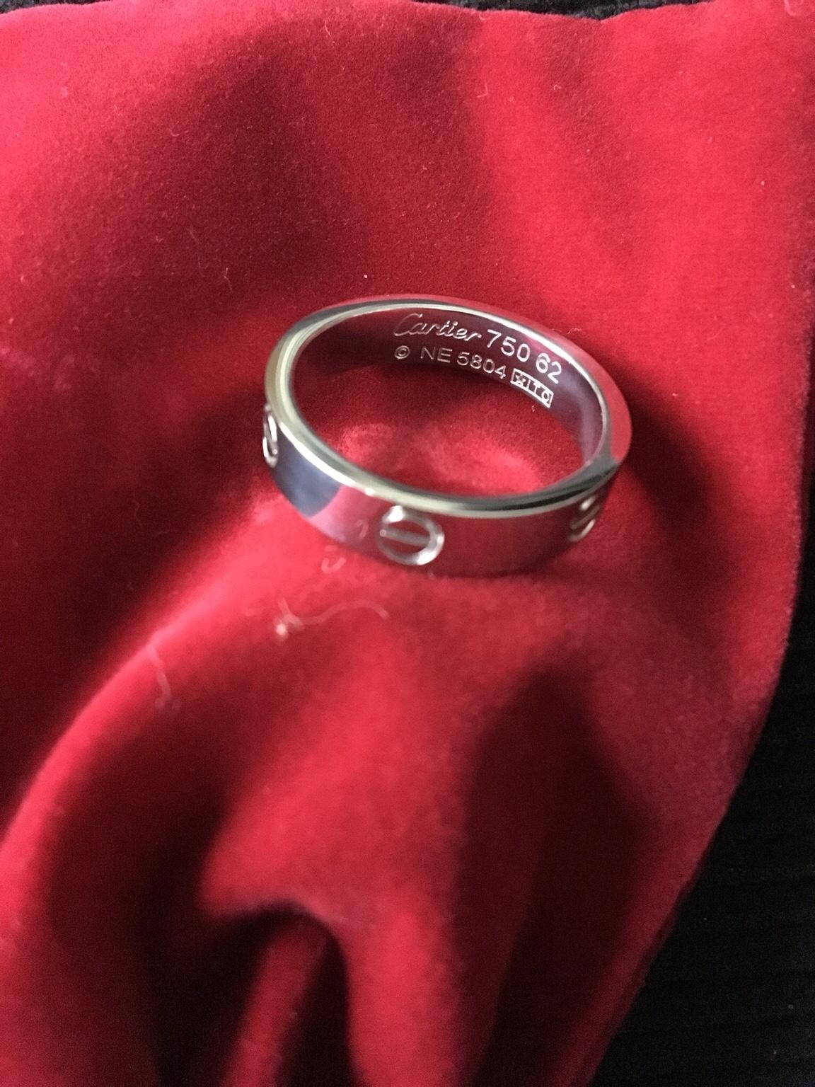 Cartier Love Ring Size R in CF10 Cardiff f r 35 00 zum Verkauf