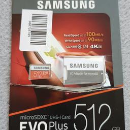 Verkaufe eine 512 GB Micro SDXC-I Card EVO Plus

Die Packung ist geöffnet, aber die Karte ist wie neu!!!
Alles in Ordnung!

Würde auch tauschen gegen eine 400GB Micro SD Card !!!

13059 Berlin
Selbstabholung
