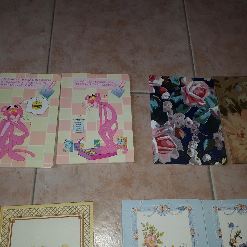 Quaderni ad anelli piccoli Karina Lotto Orsetti Anni 80 Vintage