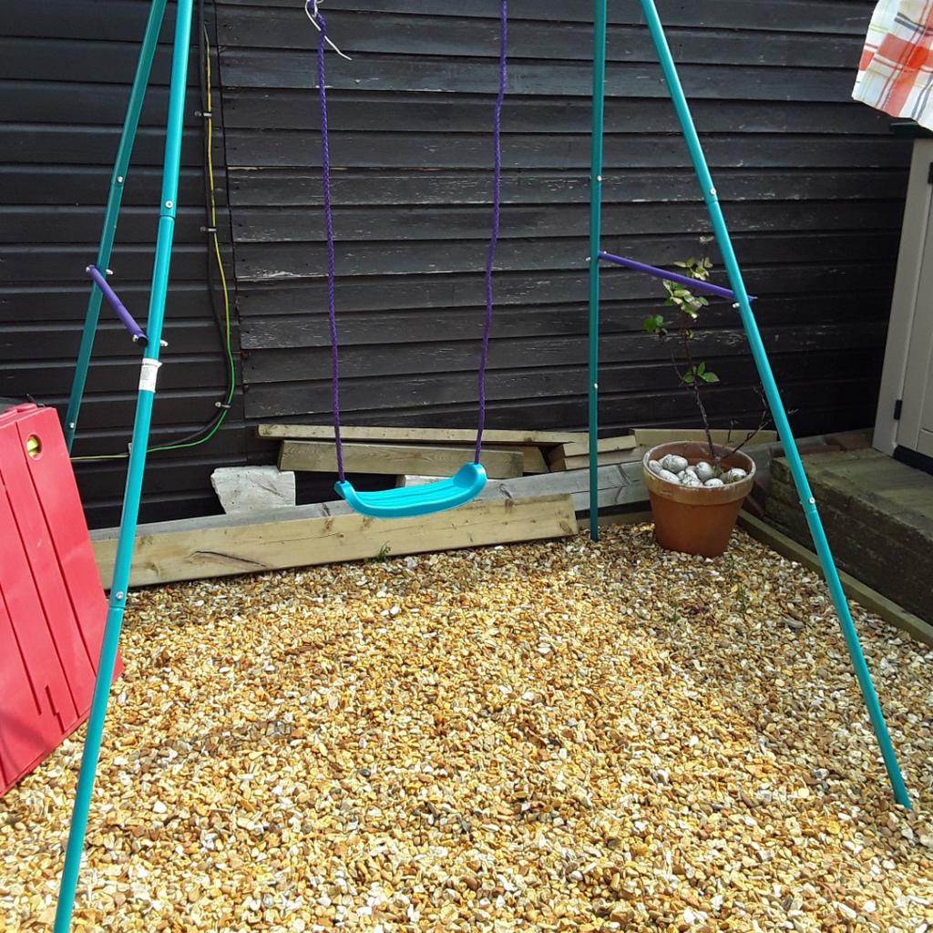 Plum 2 in 1 Swing Set for kids Purple / Teal in SS6 Rochford for £35.00 for  sale
