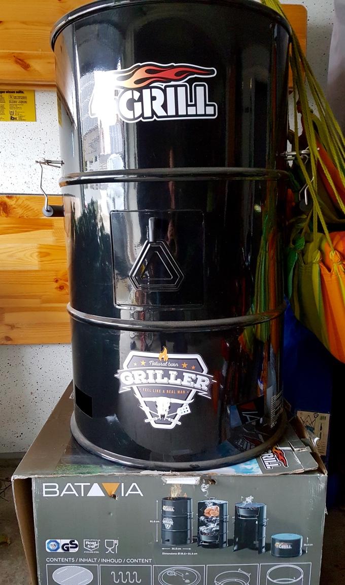 Batavia grilltonne grillfass grill smoken in 67136 fu g nheim f r 80