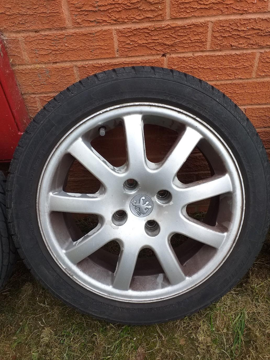 4x Peugeot 206 GTi Nimrod alloys in HR1 Withington for £50.00 for sale ...