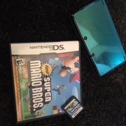 Metallic blue Nintendo 3DS
 Fab condition just a few scratches but it doesn’t affect the way the DS works. Very good battery life too. Comes with Mario game and charger but unfortunately no stylus
Collection only