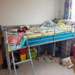 for sale is this single bed with mattres if needed very strong bed
stickers will be removed on the frame what you can see in pic 