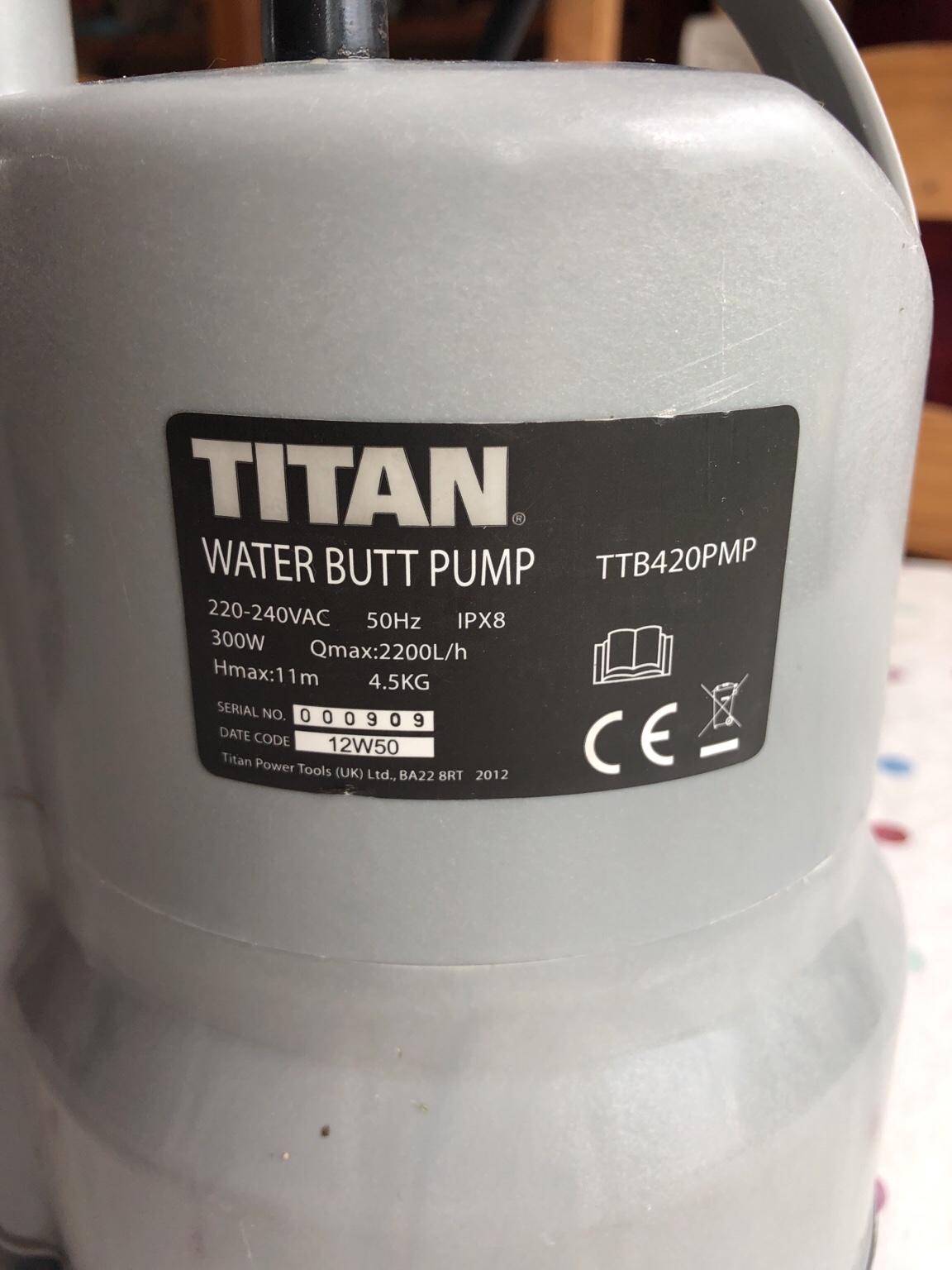 TITAN WATER PUMP in NE5 Tyne for £10.00 for sale Shpock